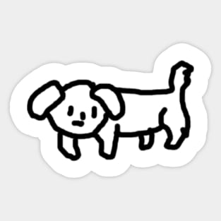 welburg the dog Sticker